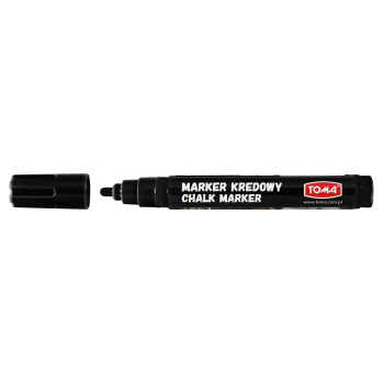 Markery kredowe ścierane na mokro TO-292 CZARNY